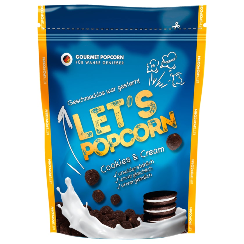 Let's Popcorn Cookies & Cream 100g